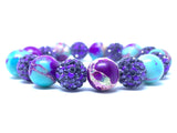 Cosmic Purple Stone Bracelet - C o s m i C ^ O x y g e N